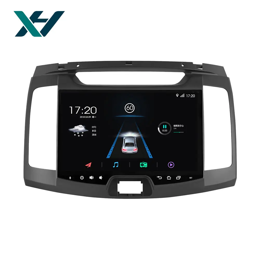 9 inch android car radio 4 Core WIFI BT FM Mirror Link Car stereo for Hyundai Elantra 2007-2011 Car DVD player