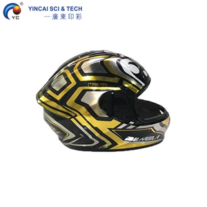 Autocollant de casque personnalisé en Fiber de carbone ABS PP 50*70cm pour décalcomanie de transfert d'eau en feuille d'or - Product Image 2