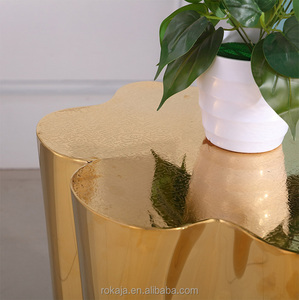 Hot Sale Luxury Stainless Steel <strong>Side</strong> <strong>Tables</strong> <strong>Sofa</strong> Rose Gold Round Coffee <strong>Table</strong> for Living Room Modern - Product Image 5