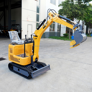 Mini Excavadora Multiusos de 1 Tonelada con Cabina, Aire Acondicionado, Orugas de Goma, Certificación CE, Excavadora Compacta - Product Image 5