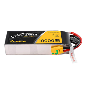 Tattu 10000mAh <span class=keywords><strong>4S</strong></span> <span class=keywords><strong>25C</strong></span> <span class=keywords><strong>14.8V</strong></span> <span class=keywords><strong>Lipo</strong></span> Pil Tricopter Quad Copter Quadcopter Termal Drone için - Product Image 1