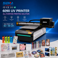Impresora de cama plana UV de inyección de tinta más vendida para pelota de Golf, máquina impresora de granito de acero inoxidable acrílico con visión de cámara CCD