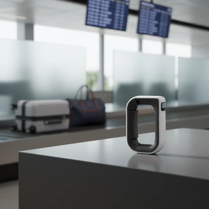 50 kg tragbare digitale Gepäckwaage aus ABS mit hochauflösendem LCD-Display, automatischer Gewichtssperre und Metallhaken - Product Image 2