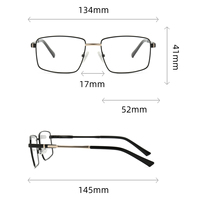 Nuevo Diseño de Lentes Estilo de Negocios Retro para Hombre Monturas de Alta Calidad para Gafas Ópticas
