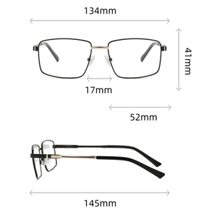 Thiết kế mới phong cách kinh doanh Kính Retro người đàn ông kinh doanh Chất lượng cao kính quang học <span class=keywords><strong>Frames</strong></span> - Product Image 5