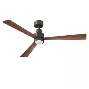 Ventilateurs de plafond LED avec moteur BLDC, pales en bois, télécommande, 3 CCT, chambre à coucher, salon, moteur 100% cuivre - Product Image 1