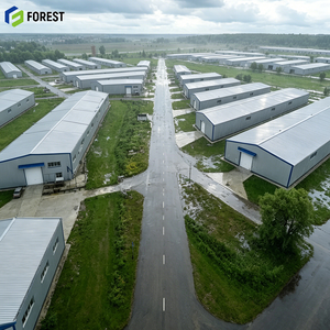 Nave Industrial de Acero Compatible con Paneles Solares, Resistente a Terremotos, Procesamiento OEM, Q235, Gran Vano - Product Image 1