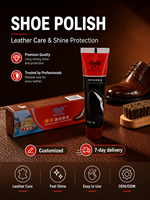 Betún para Zapatos Jinyang de 30g, Brillo Instantáneo, Fácil de Limpiar, Recubrimiento Uniforme, Cuidado del Calzado