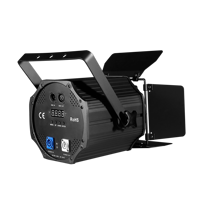 200W DMX512 Cob Surface LED Par Light avec portes de grange RGBWA 5in1 LED Blinder Light DJ Disco Stage Lighting