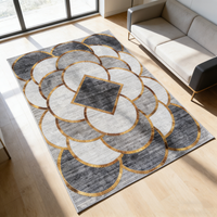 Tapis en velours diamanté 3D brillant, tapis de couloir, antidérapant, lavable, tapis de salon pour hôtel