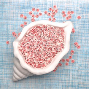500g/Lote Rodajas de Arcilla de Araña Roja Serie Halloween, Chispas de Cerámica Blanda para Manualidades DIY, Accesorios de Relleno para Slime - Product Image 3