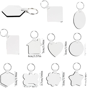 <span class=keywords><strong>Porte</strong></span>-clés en MDF double face personnalisés en gros, <span class=keywords><strong>porte</strong></span>-clés en <span class=keywords><strong>bois</strong></span> avec chaînes en métal et en plastique, impression UV, vente en gros - Product Image 1