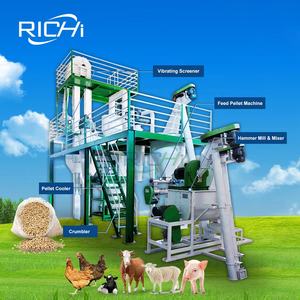 Richi 1-2 t/h בקנה מידה קטן קטן צמח ייצור מזון עוף מן החי למכירה - Product Image 1