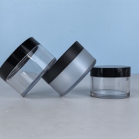 Bouteilles cosmétiques vides en PET ambré avec bouchons à vis pour gommage corporel au beurre de karité et soins du visage, 2oz-8oz
