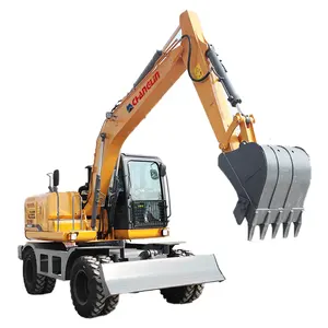 Factory Direct Sale For High Quality Cheap Price For 15ton Wheel Excavators With The Top Brand Engine