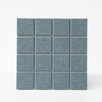 Panneau acoustique mural rainuré en fibre de polyester, panneau absorbant le son pour bureau, studio, cinéma, décoration intérieure