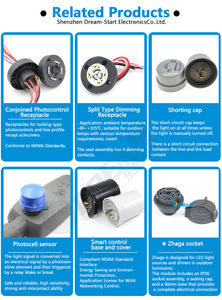 Sogno inizio <span class=keywords><strong>presa</strong></span> oscuramento con tappo corto IP66 NEMA <span class=keywords><strong>presa</strong></span> 7 PIN connettore per il controllo di illuminazione stradale esterna - Product Image 6