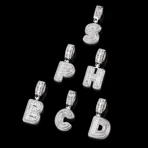 Moda Hip-Hop New <span class=keywords><strong>Rock</strong></span> Sugar Zircon alfabeto inglés letra encanto colgante collar <span class=keywords><strong>Punk</strong></span> hombres circón letra collar joyería - Product Image 5