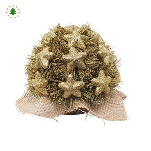 Usine vente directe bricolage <span class=keywords><strong>miniature</strong></span> table <span class=keywords><strong>sapin</strong></span> de noël en plastique avec décoration étoile - Product Image 1