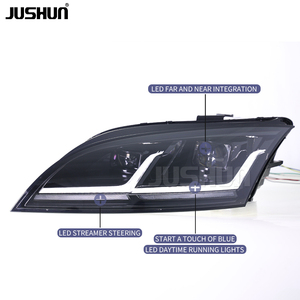 Jushun đèn pha cho Audi <span class=keywords><strong>TT</strong></span> 2008 2014 DRL LED tự động phụ kiện chất lượng cao cắm cài đặt tín hiệu đầu đèn LED - Product Image 6