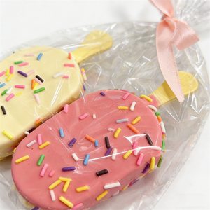 2pcs Set Eco-Friendly Foam Technique Pink Vanilla Chocolate Dipped Ice for Hard Material Simulation Dessert Models Decoration - Product Image 4