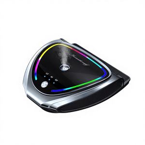 Ambientador Metálico para Coche con Molde Privado Patentado por Amazon, Rociador Automático, Señal de Estacionamiento con Energía <span class=keywords><strong>Solar</strong></span>, Luz Ambiental y Fragancia - Product Image 1