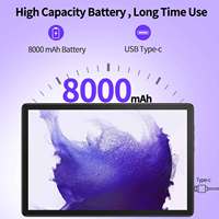 Tableta 2 en 1 con Pantalla Táctil Android 15 Wifi de 10 Pulgadas, 128 GB de ROM, Tableta Educativa para Niños con Ratón y Lápiz