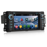 Lecteur DVD de voiture Android 16.0 avec écran IPS, DSP, GPS, aide au recul et amplificateur pour Jeep Chrysler Dodge Vito Navi Radio