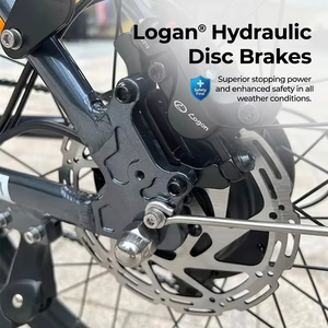 Vélo de ville confortable pour trajets quotidiens Molicycle R1 250W 7 vitesses Pneu 26 pouces Suspension avant Panier intégré Longue autonomie - Product Image 3