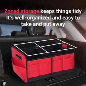 High Quality <b>Car</b> Holder 600D Oxford Cloth <b>Car</b> Organizer Foldable Large Capacity Trunk Storage <b>Box</b> with Easy Finish - Product Image 2