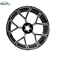 Racepro RP0210-2194B moto 16 "X 3.5" moyeux de jante de roue avant sans bride de moyeu de frein à disque pour Harley Davidson Sportster Dyna