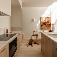 Meubles de cuisine scandinaves modernes en bois, solution de mobilier sur mesure pour toute la maison, idéale pour la rénovation de la maison