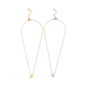 Collar con Colgante de Letra O, Acero Inoxidable, Chapado en Oro, Clásico, Unisex, Amuleto, Regalo, Joyería - Product Image 1