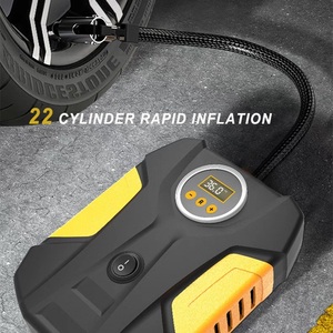 เครื่องเ<span class=keywords><strong>ติ</strong></span>มลมยางรถยนต์ดิจิตอล 12V <span class=keywords><strong>พร</strong></span>้อมไฟ LED 150 PSI เครื่องอัดอากาศแบบเสียบช่องจุด<span class=keywords><strong>บุ</strong></span>หรี่ สายยาว 3 เมตร สำหรับรถยนต์ SUV - Product Image 2