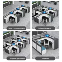 Table de travail de bureau en forme de L avec écran de séparation, lit de repos pliable, personnalisable, minimaliste