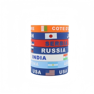 Pulsera de Silicona Mundial 2026, Brazalete de Recuerdo de EE. UU., Canadá y México, Regalo Personalizado con Logotipo para Aficionados al Fútbol, para Promoción al por Mayor - Product Image 4