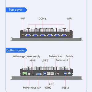 All in One Touch Screen Panel Pc <strong>Embedded</strong> Fanless System for Industrial Automation <strong>Control</strong> Computer Industrial Computer - Product Image 3