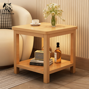 Mesa de Centro de Madera Sólida, Diseño Moderno, Ecológica, para Sala de Estar, Precio Competitivo, Disponible en Stock, Envío Inmediato, Personalizable, Suministro de Fábrica - Product Image 1