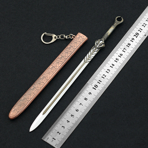 Espada de aleación de Zinc para juego, accesorios metálicos, dios de la guerra: <span class=keywords><strong>Ragnarok</strong></span> 89g 22cm - Product Image 6