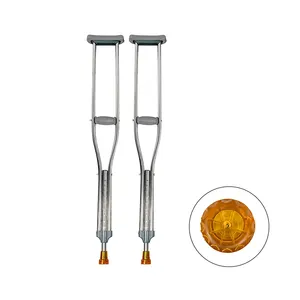 Регулируемые по высоте медицинские телескопические трости для ходьбы колено подмышек Алюминиевые Костыли для инвалидов