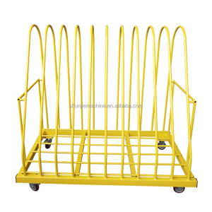 Chariot de transport pour atelier pour portes et fenêtres finies, panneaux de bois, panneaux de porte en verre creux avec quatre roues - Product Image 2