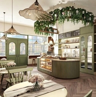 Centre commercial personnalisé éclairé Led café Bar Restaurant comptoir café boutique décoration Design