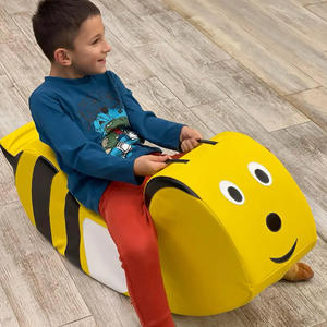TenderPlayful abeille en forme de mousse chaise à bascule doux compressé éponge enfant en bas âge siège intérieur enfants meubles à bascule - Product Image 5