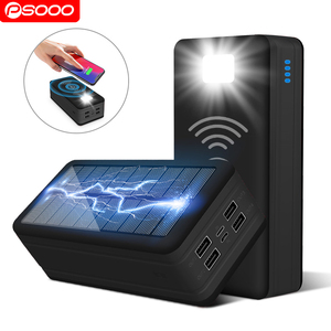 Oraimo Camping Draagbare 40000mah Waterdichte Oplaadpaneel Licht Powerbank 20000mah Zonne-energie Draadloze Powerbanks voor Mobiele Telefoons - Product Image 1