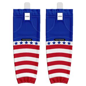 Calentadores de Piernas Personalizados para Hockey sobre Hielo, Protección Transpirable para Pantorrillas, Equipo de Entrenamiento Deportivo de Invierno - Product Image 1