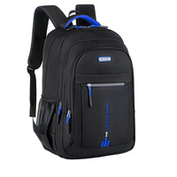 Sac à dos pour ordinateur portable de 15,6 pouces, imperméable, durable, en tissu Oxford, avec fermeture éclair, tendance, portable, pour étudiants, unisexe, pour les voyages