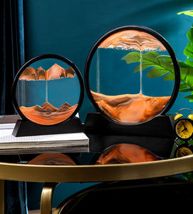 Peinture de sable 3D en mouvement, Art <span class=keywords><strong>d</strong></span>'horloge sèche, Ornements, Peinture de paysage, Artisanat, Cadeaux, <span class=keywords><strong>D</strong></span>écoration intérieure, Cadeau pour enfants - Product Image 1