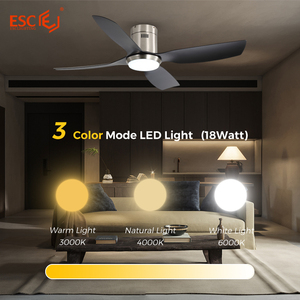 Thiết kế hiện đại Quạt trần Bộ dụng cụ ánh sáng điều khiển từ xa DC động cơ 5 Blades hiện đại quạt trần với LED ánh sáng - Product Image 6