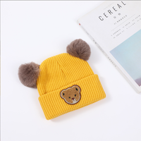 Venta al por Mayor de Gorros de Bebé Bonitos, Unisex, Casuales, de Punto, Cálidos para Invierno, Gorros Infantiles para Viajes y Actividades al Aire Libre.