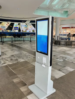 Moniteur POS SCPOS 21,5/24/27/32 pouces, borne de libre-service, kiosque Android/Windows, sur pied, pour supermarché/restaurant/distributeur automatique